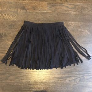 NWT, Never Worn BB Dakota Black tassel skirt🖤